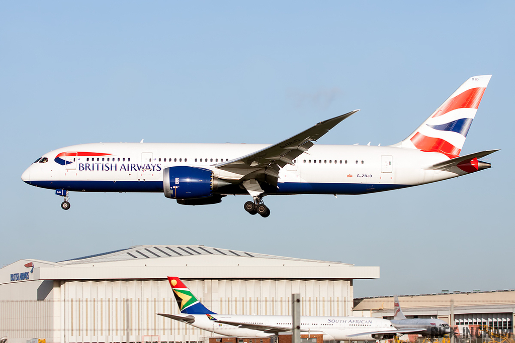 Boeing 787-8 Dreamliner - G-ZBJD - British Airways