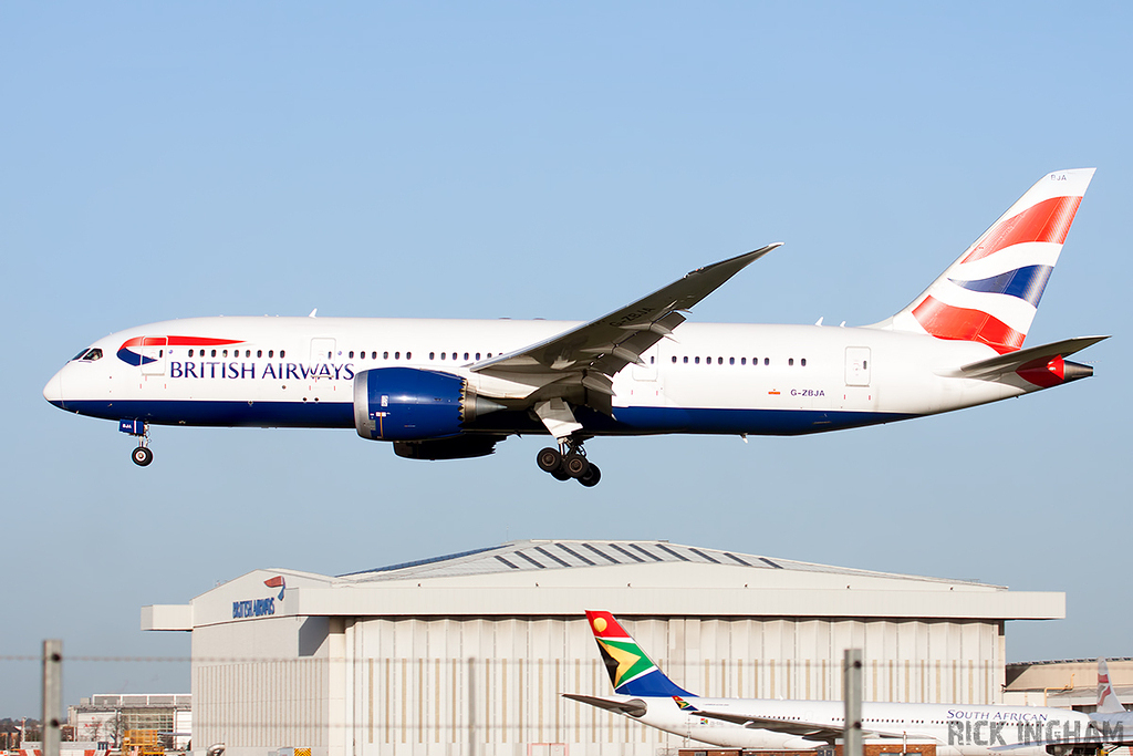 Boeing 787-8 Dreamliner - G-ZBJA - British Airways