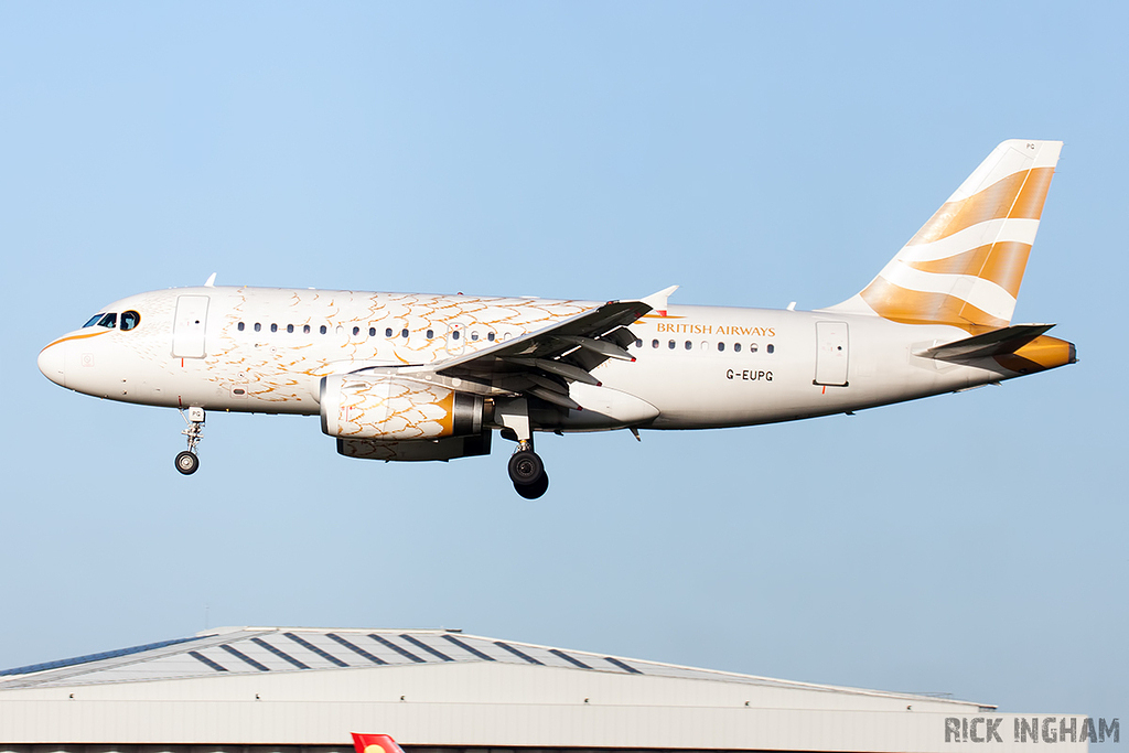 Airbus A319-131 - G-EUPG - British Airways