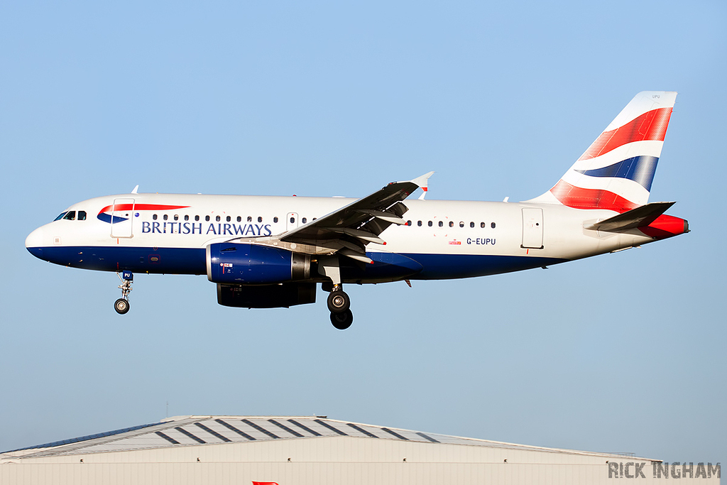 Airbus A319-131 - G-EUPU - British Airways