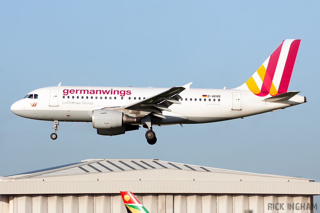 Airbus A319-112 - D-AKNS - Germanwings