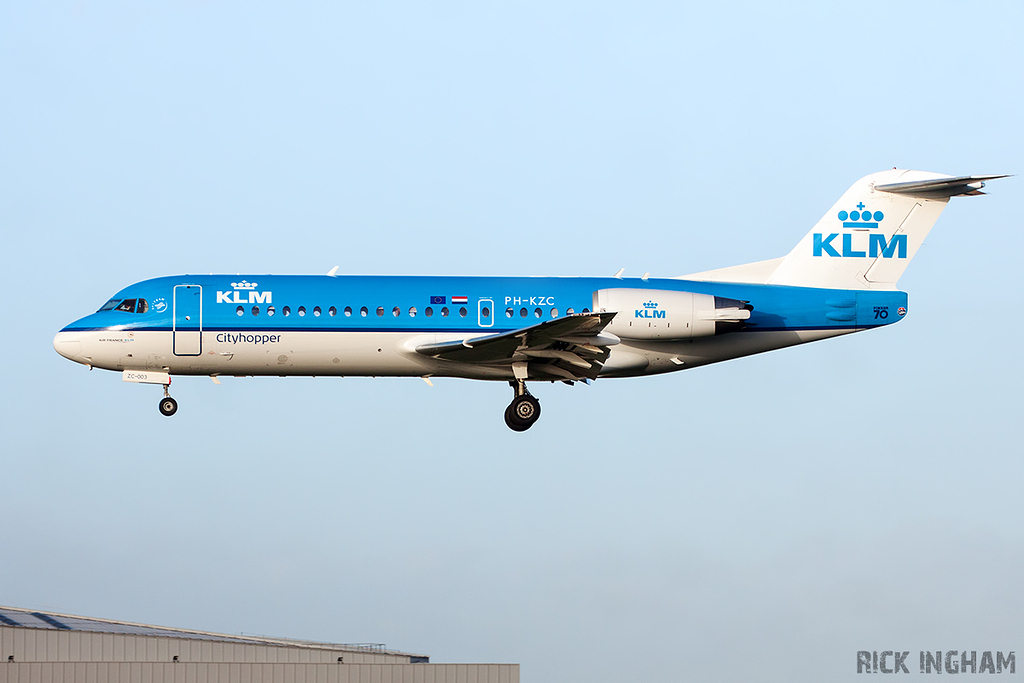 Fokker 70 - PH-KZC - KLM Cityhopper