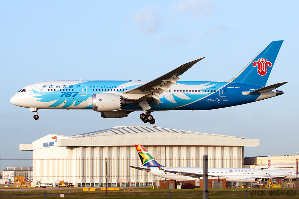 Boeing 787-8 Dreamliner - B-2727 - China Southern Airlines