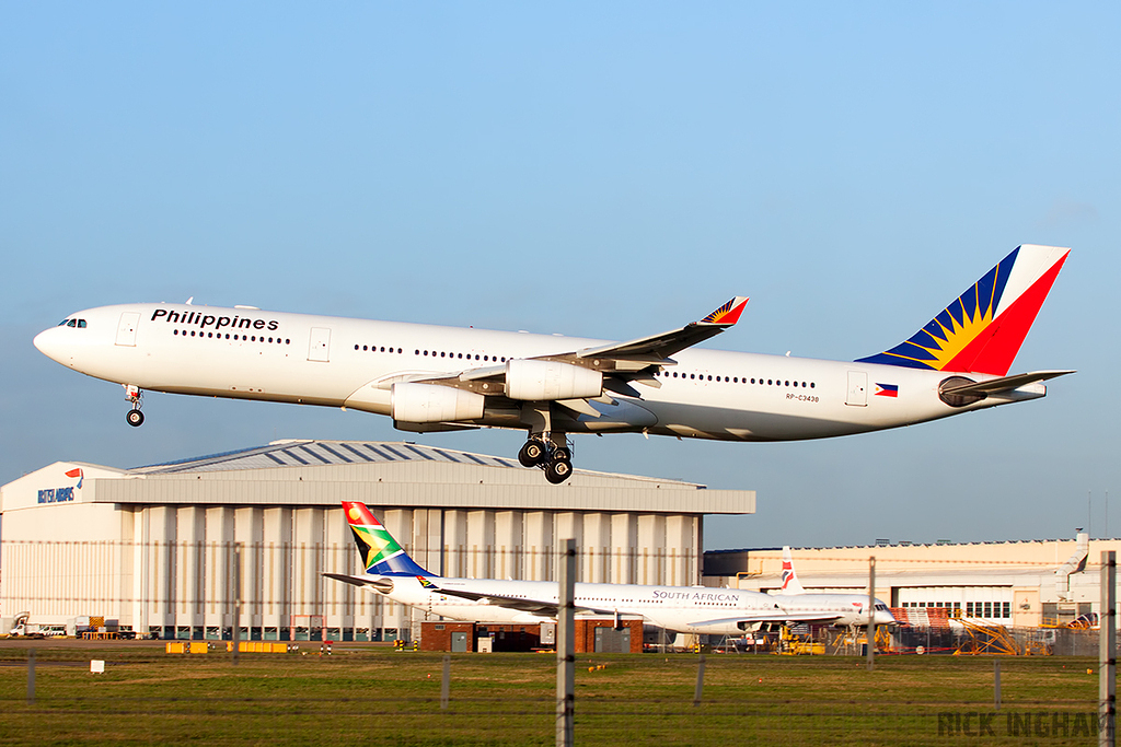 Airbus A340-313 - RP-C3438 - Philippines Airlines