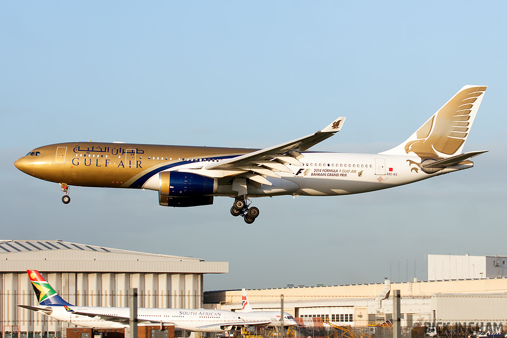 Airbus A330-243 - A9C-KC - Gulf Air