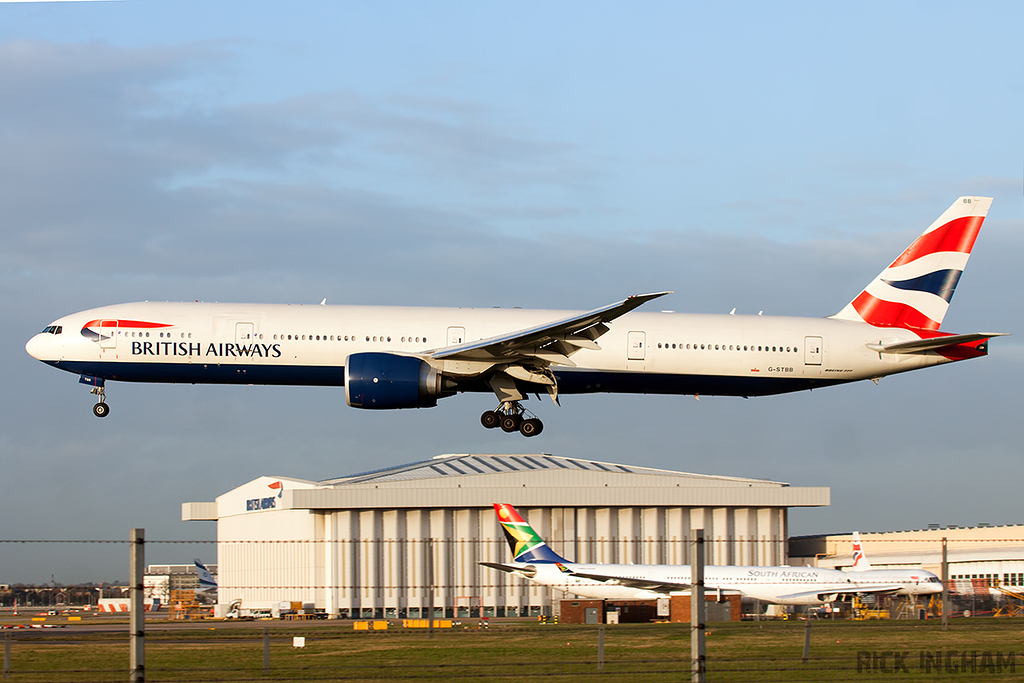 Boeing 777-36NER - G-STBB - British Airways