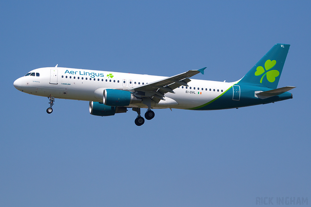 Airbus A320-214 - EI-DVL - Aer Lingus