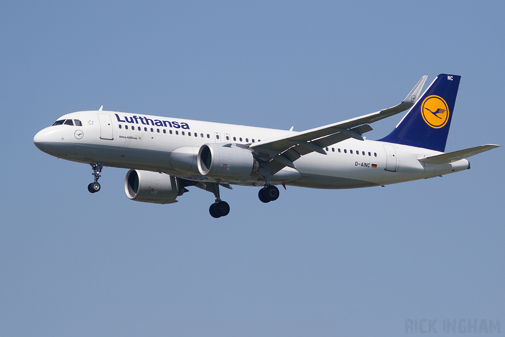 Airbus A320-271N - D-AINC - Lufthansa