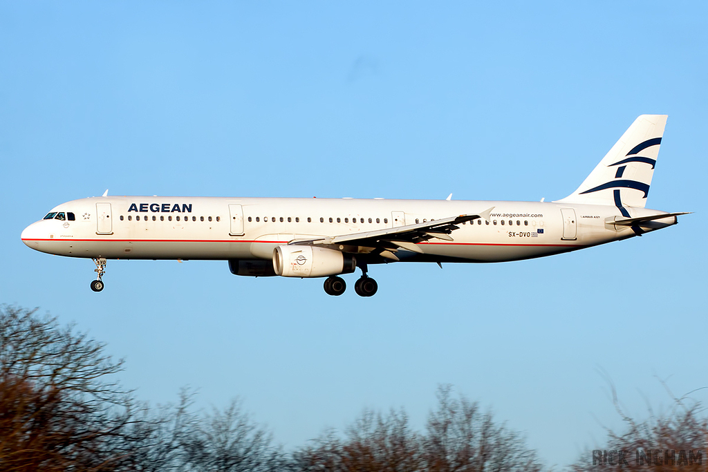 Airbus A321-231 - SX-DVO - Aegean Airlines