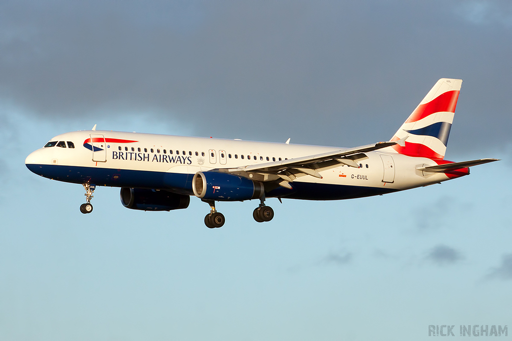 Airbus A320-232 - G-EUUL - British Airways