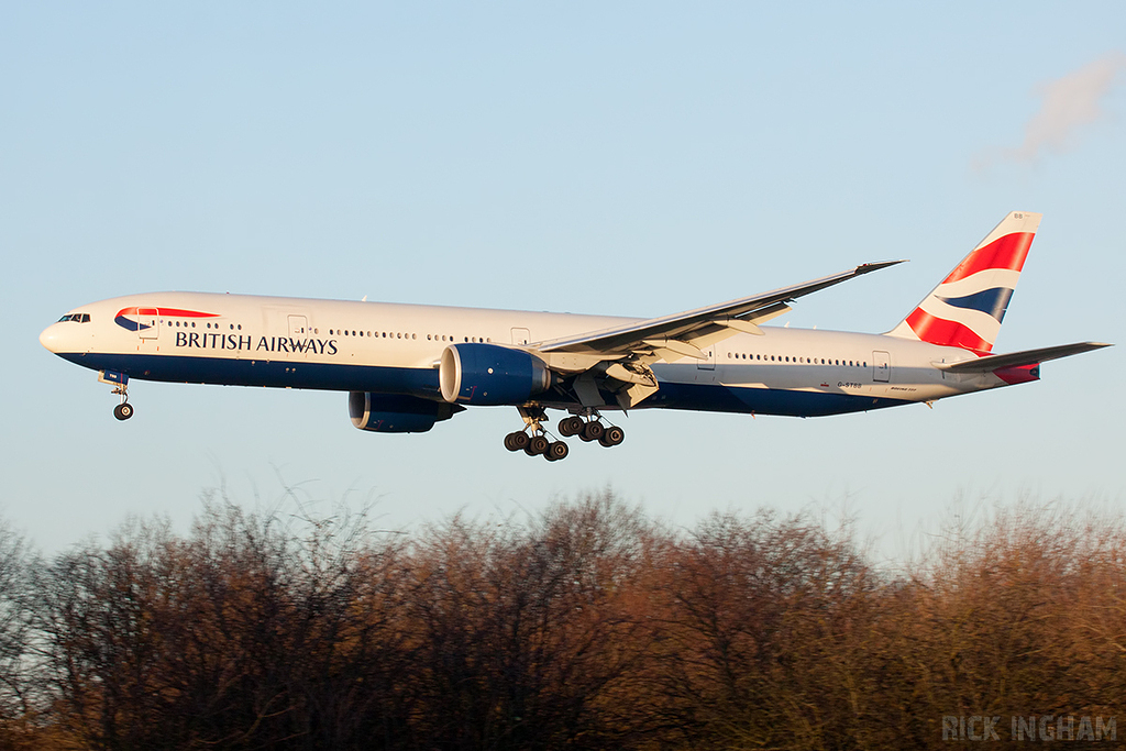 Boeing 777-36NER - G-STBB - British Airways