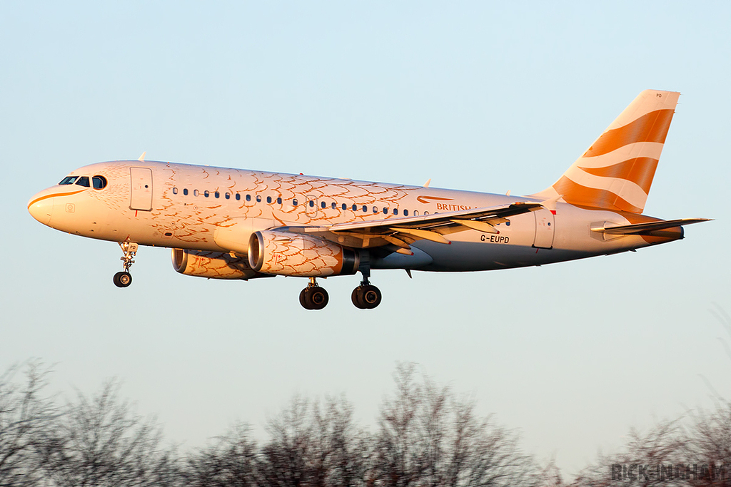 Airbus A319-131 - G-EUPD - British Airways