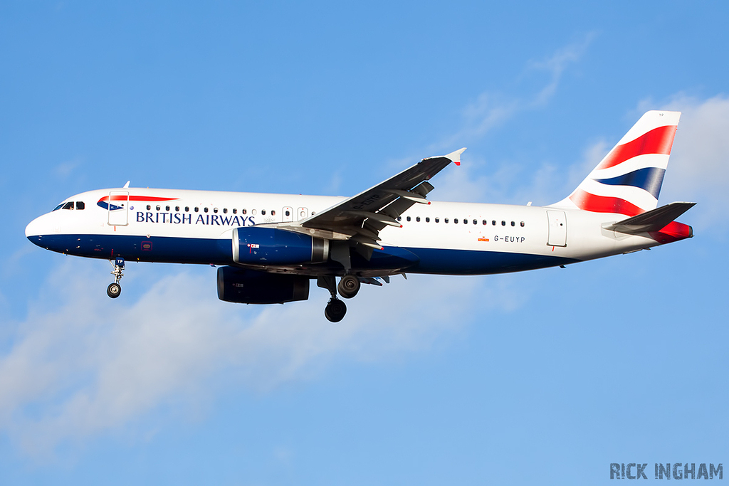 Airbus A320-232 - G-EUYP - British Airways