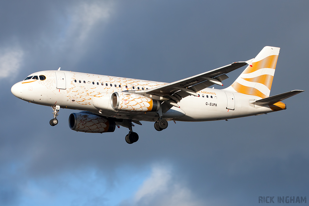 Airbus A319-131 - G-EUPA - British Airways