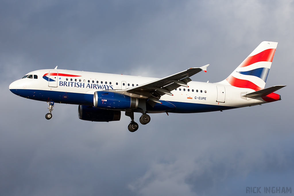 Airbus A319-131 - G-EUPE - British Airways