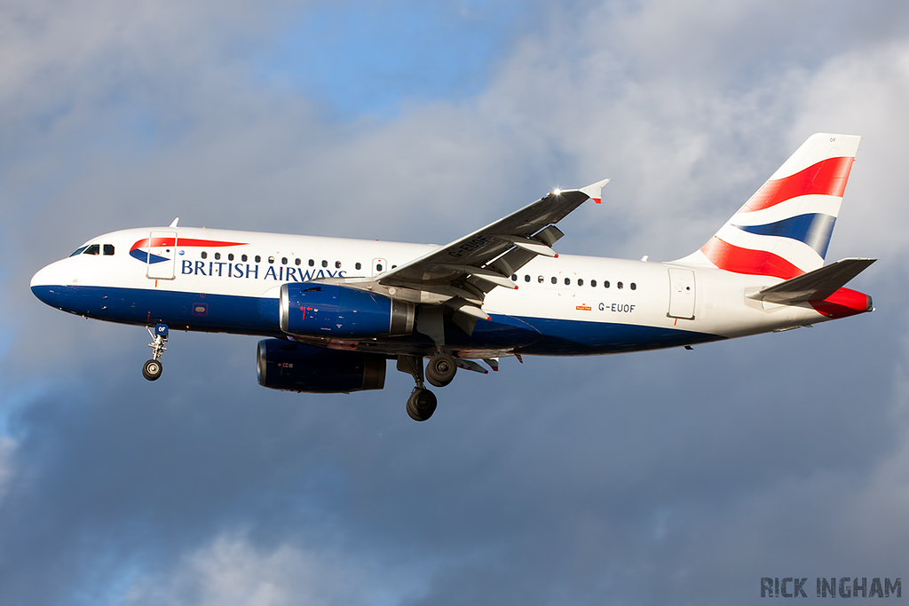 Airbus A319-131 - G-EUOF - British Airways