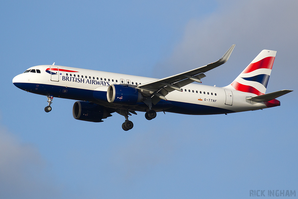 Airbus A320-251NSL NEO - G-TTNF - British Airways