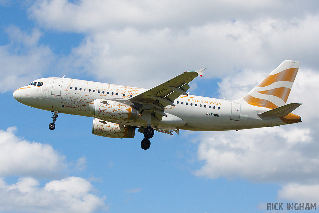 Airbus A319-131 - G-EUPH - British Airways