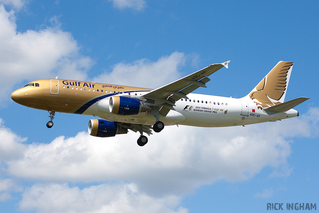 Airbus A320-214 - A9C-AP - Gulf Air