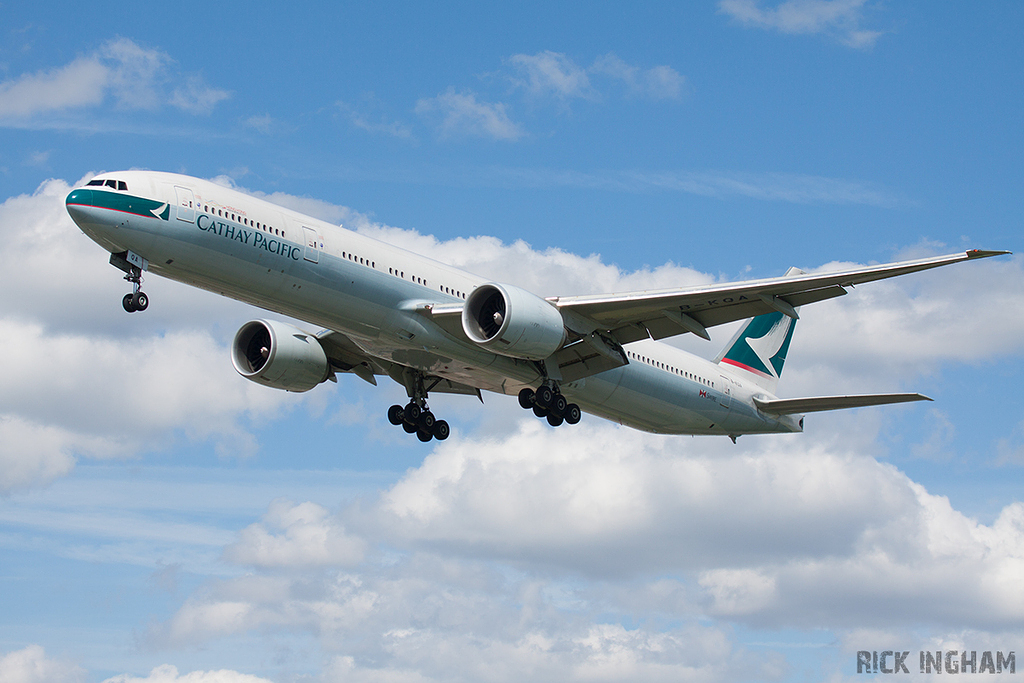 Boeing 777-367ER - B-KQA - Cathay Pacific