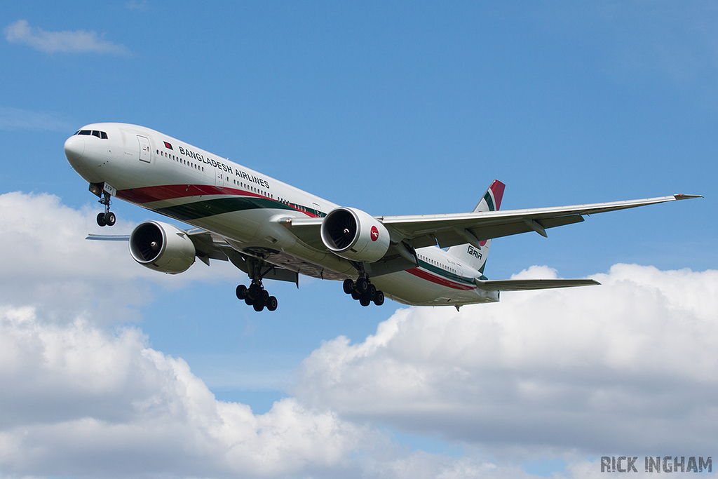 Boeing 777-3E9ER - S2-AFP - Biman Bangladesh Airlines