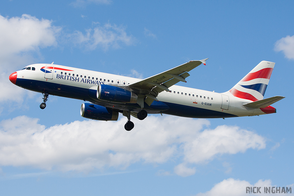 Airbus A320-232 - G-EUUK - British Airways