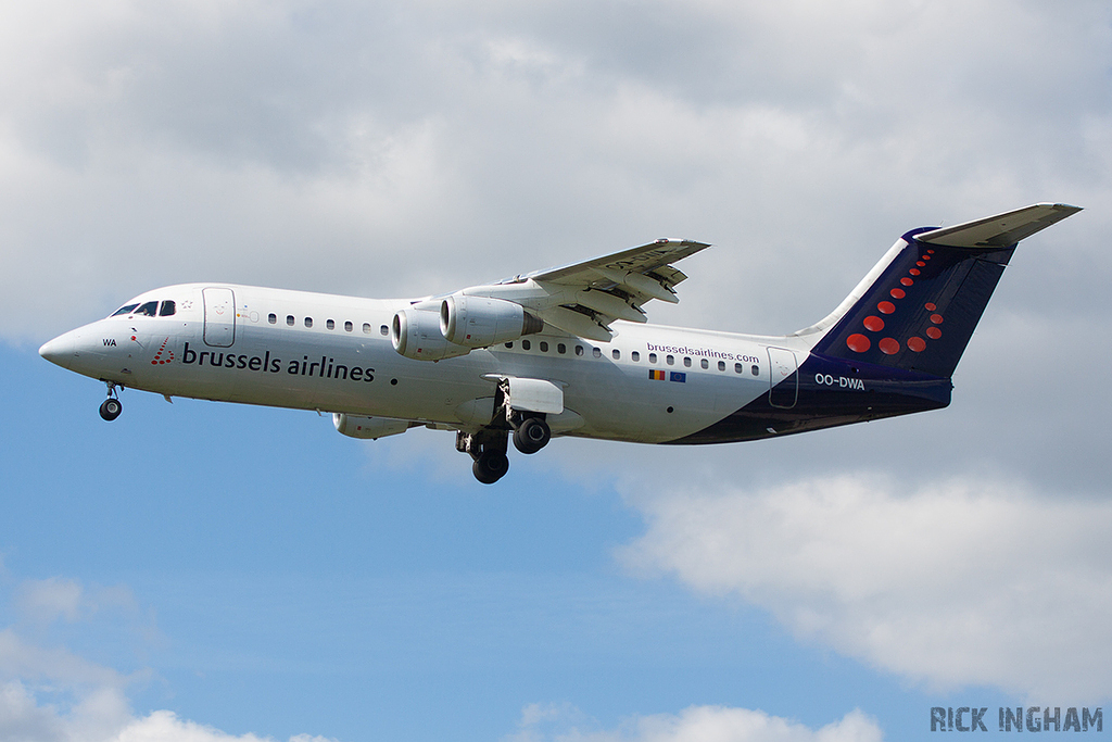 BAE Avro RJ-100 - OO-DWA - Brussels Airlines