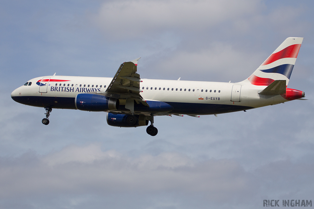 Airbus A320-232 - G-EUYB - British Airways