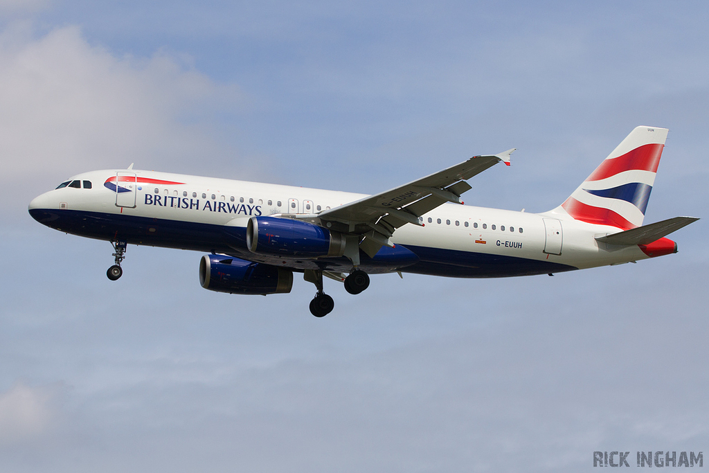 Airbus A320-232 - G-EUUH - British Airways