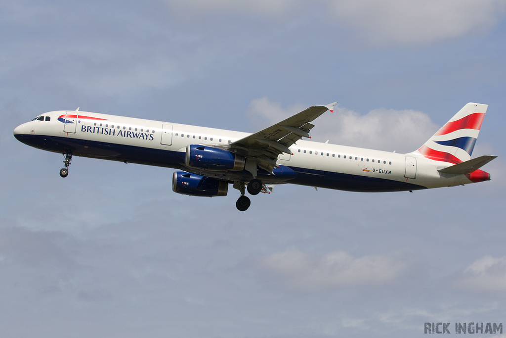 Airbus A321-231 - G-EUXM - British Airways