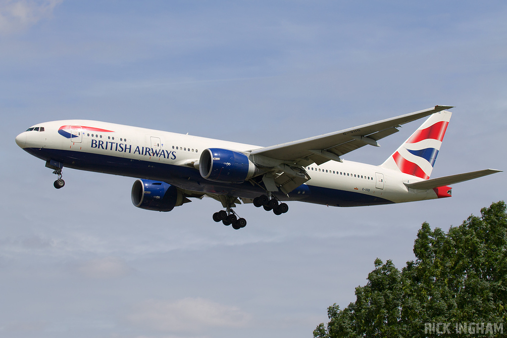 Boeing 777-236ER - G-VIIS - British Airways