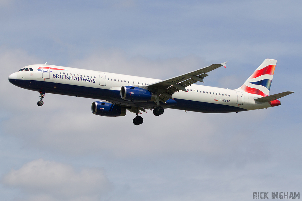 Airbus A321-231 - G-EUXF - British Airways