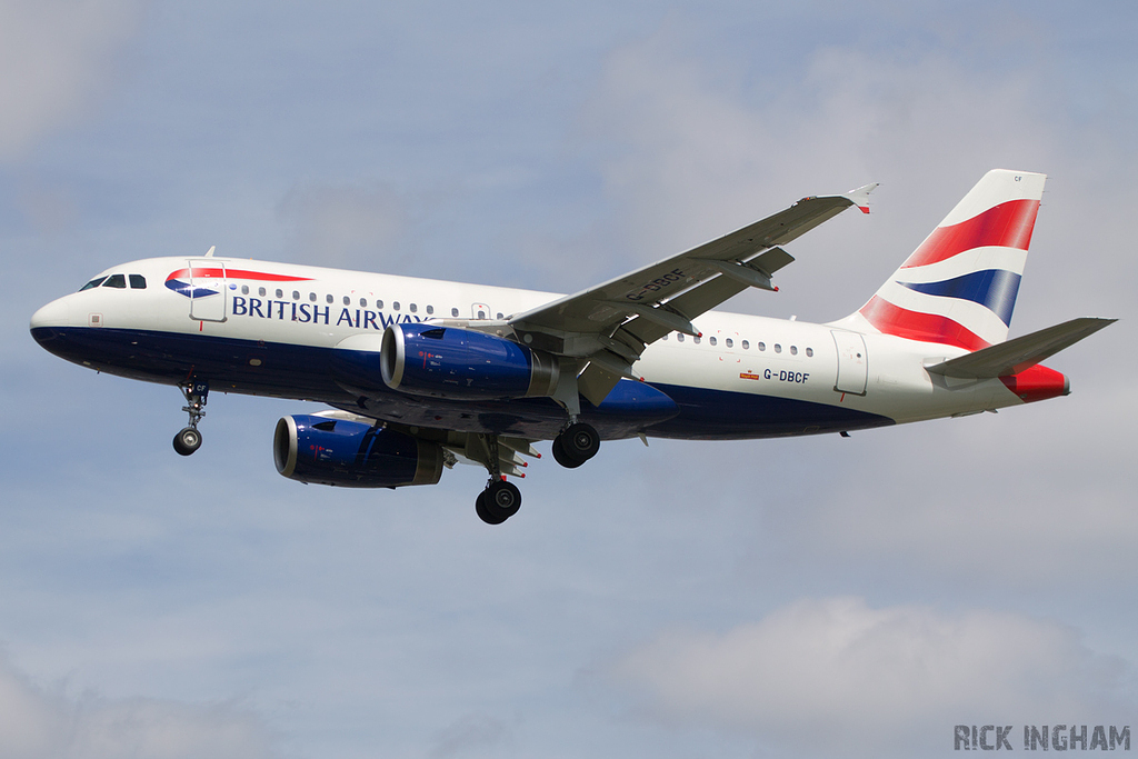 Airbus A319-131 - G-DBCF - British Airways