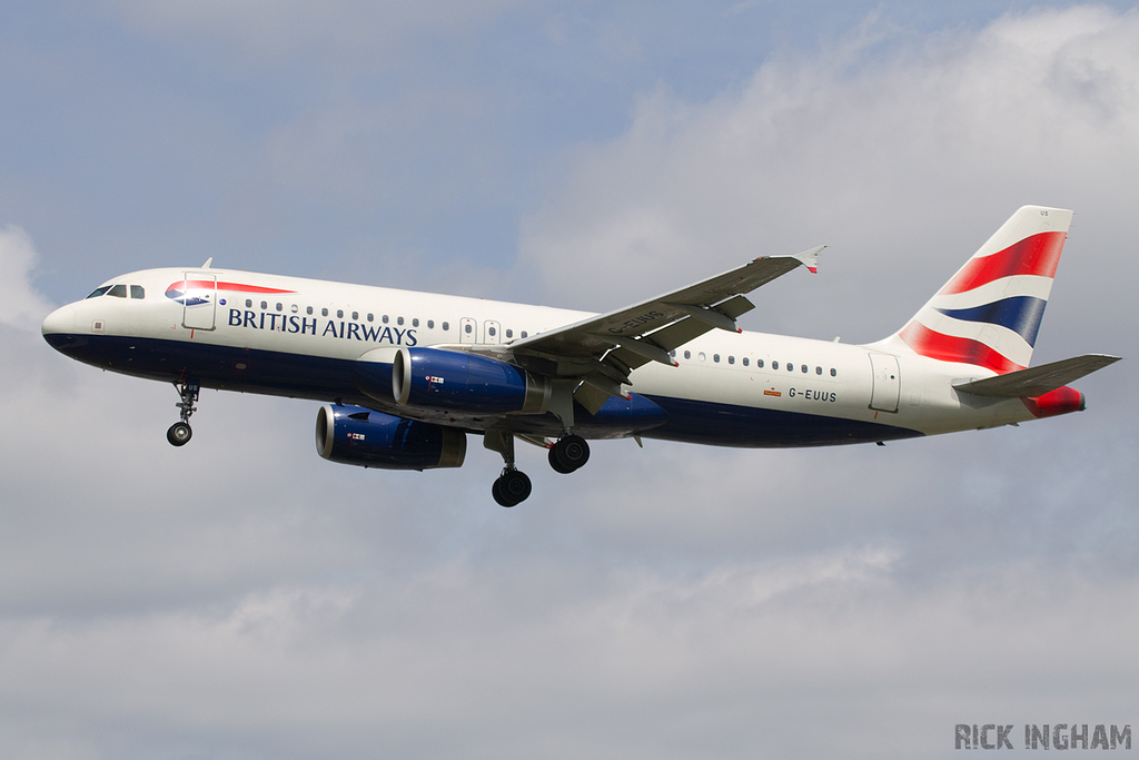 Airbus A320-232 - G-EUUS - British Airways