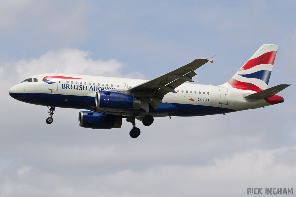 Airbus A319-131 - G-EUPT - British Airways