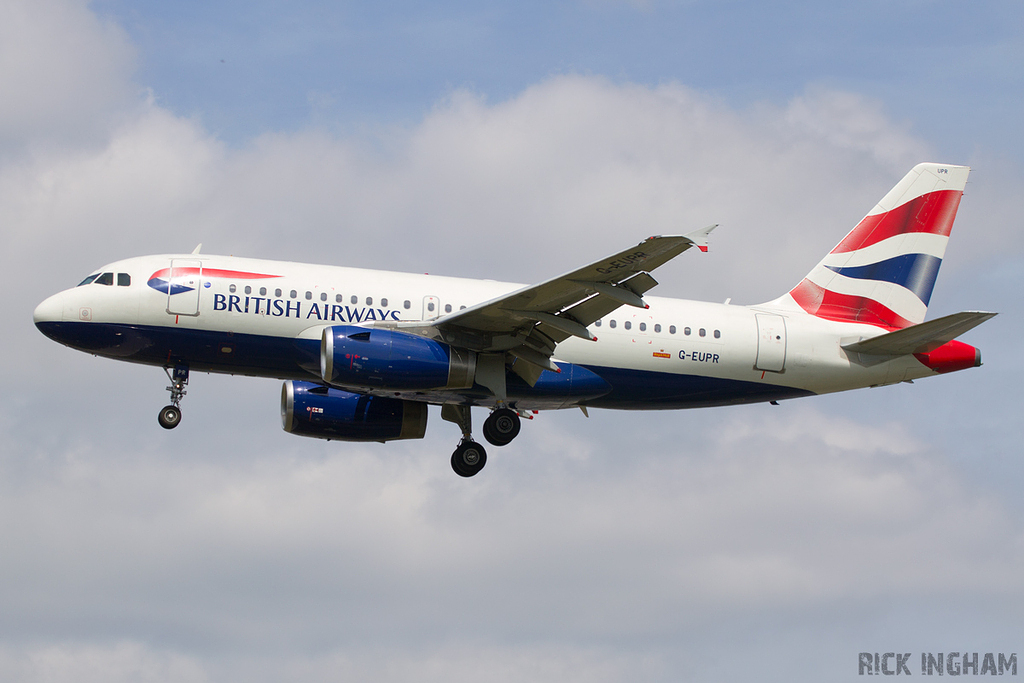 Airbus A319-131 - G-EUPR - British Airways