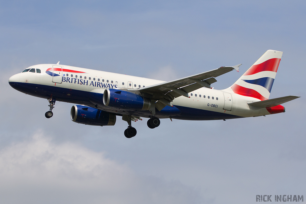 Airbus A319-131 - G-DBCI - British Airways