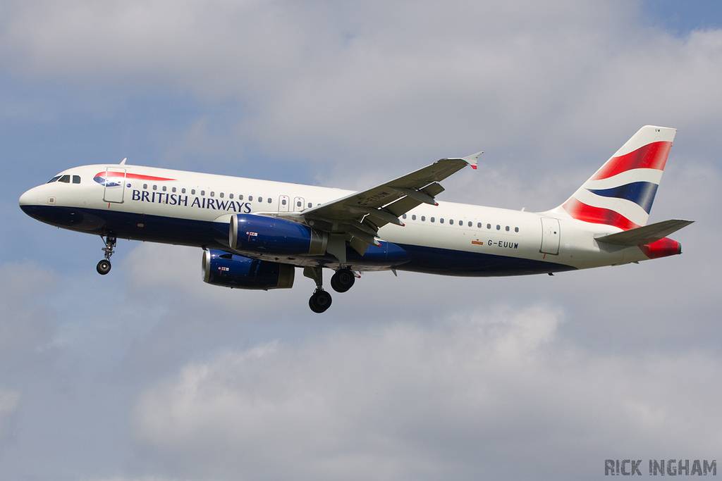 Airbus A320-232 - G-EUUW - British Airways