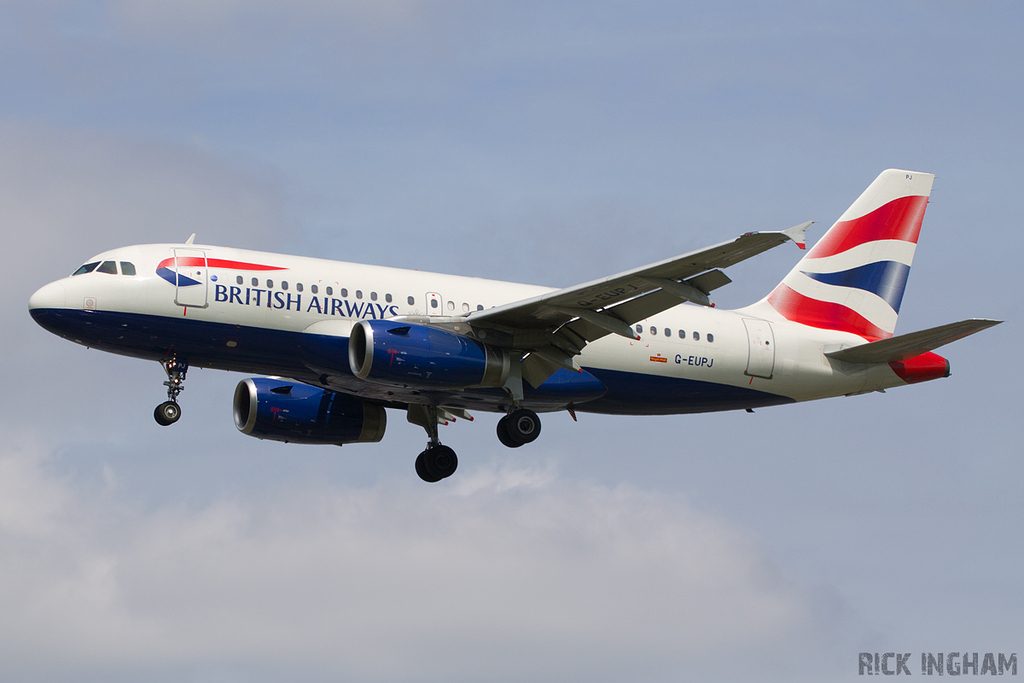 Airbus A319-131 - G-EUPJ - British Airways