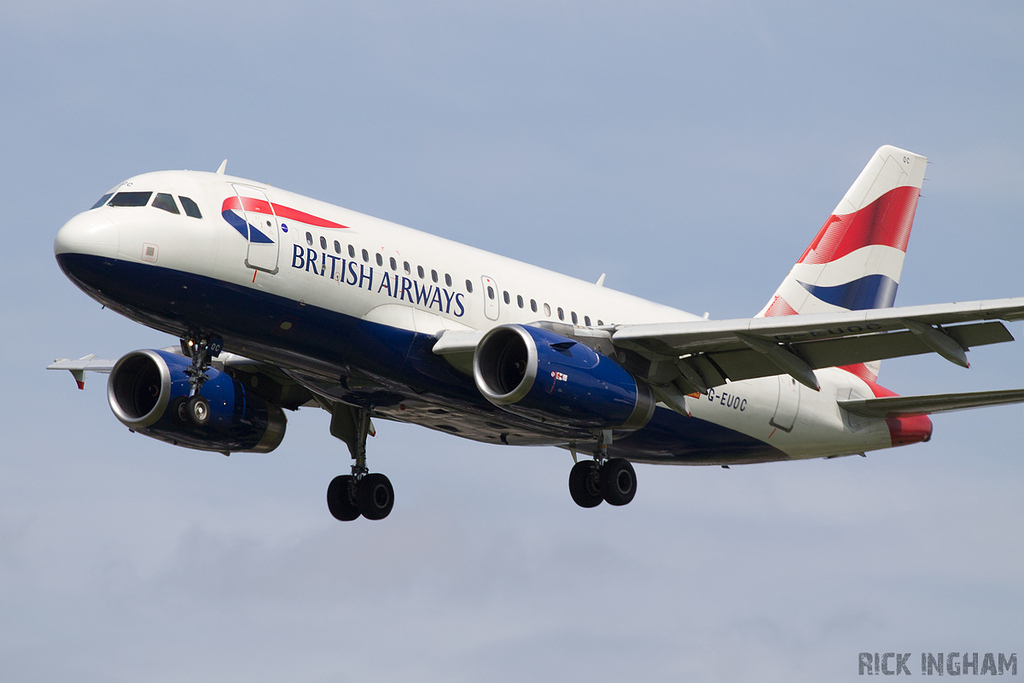 Airbus A319-131 - G-EUOC - British Airways