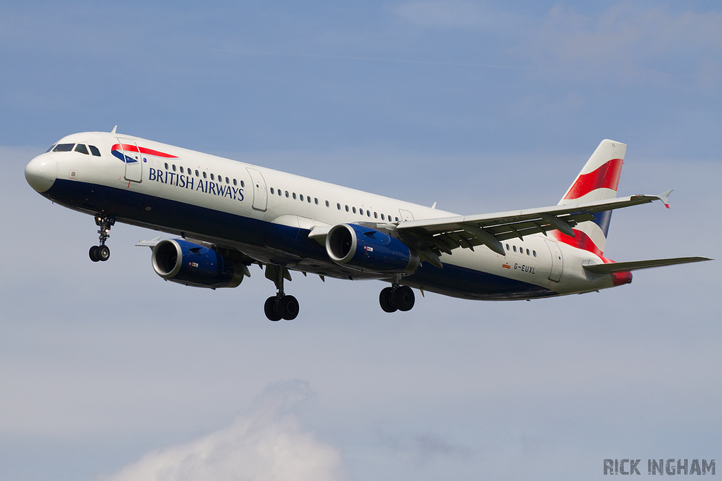 Airbus A321-231 - G-EUXL - British Airways