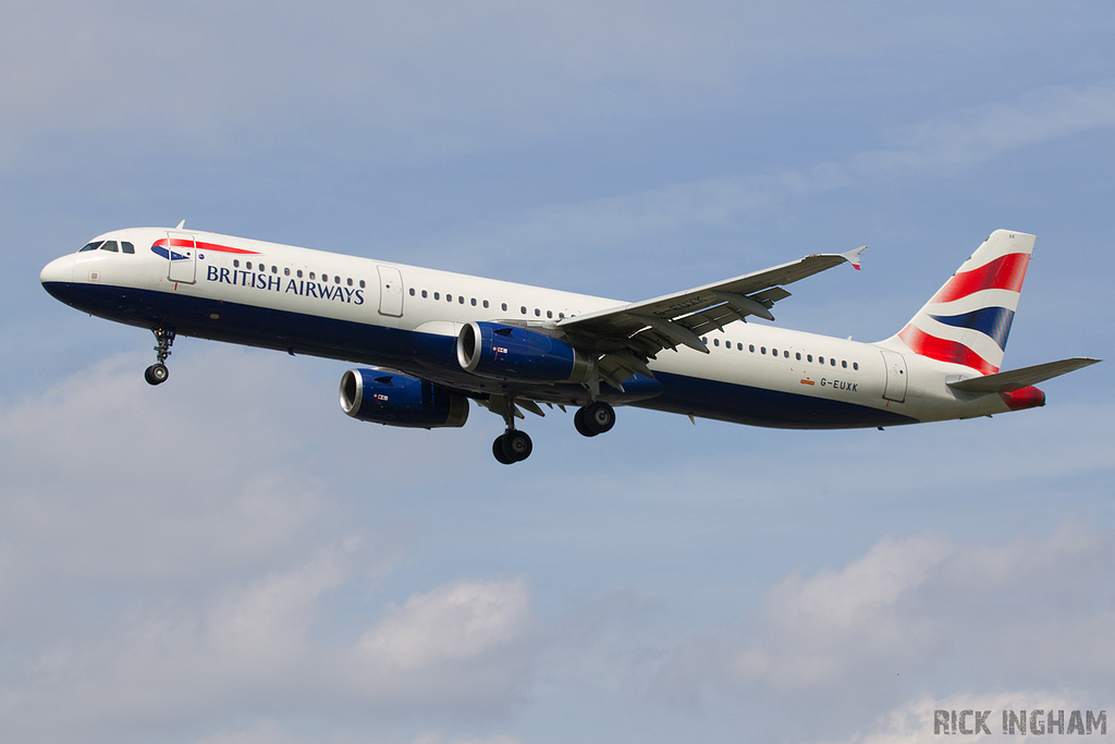 Airbus A321-231 - G-EUXK - British Airways