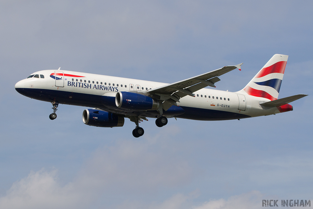 Airbus A320-232 - G-EUYH - British Airways