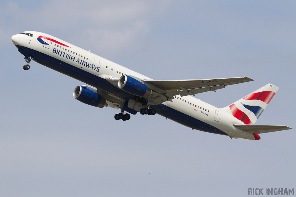 Boeing 767-336ER - G-BNWS - British Airways
