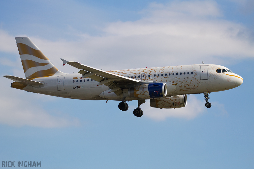 Airbus A319-131 - G-EUPD - British Airways