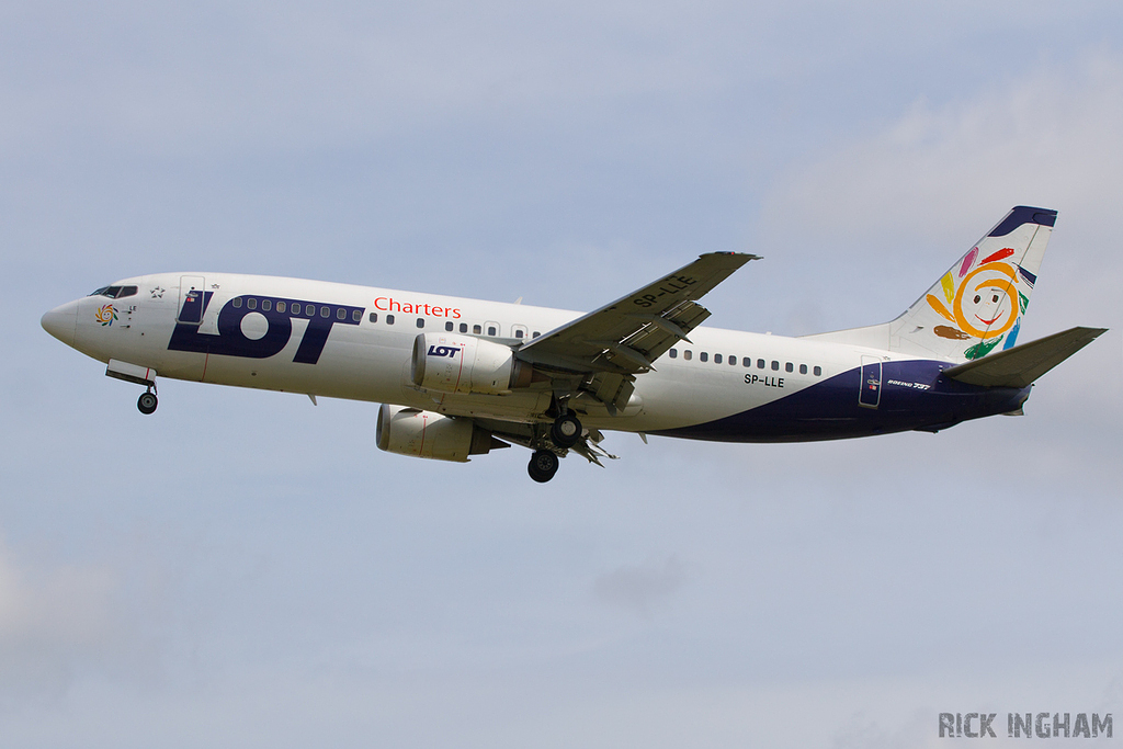 Boeing 737-45D - SP-LLE - LOT Polish Airlines Charters