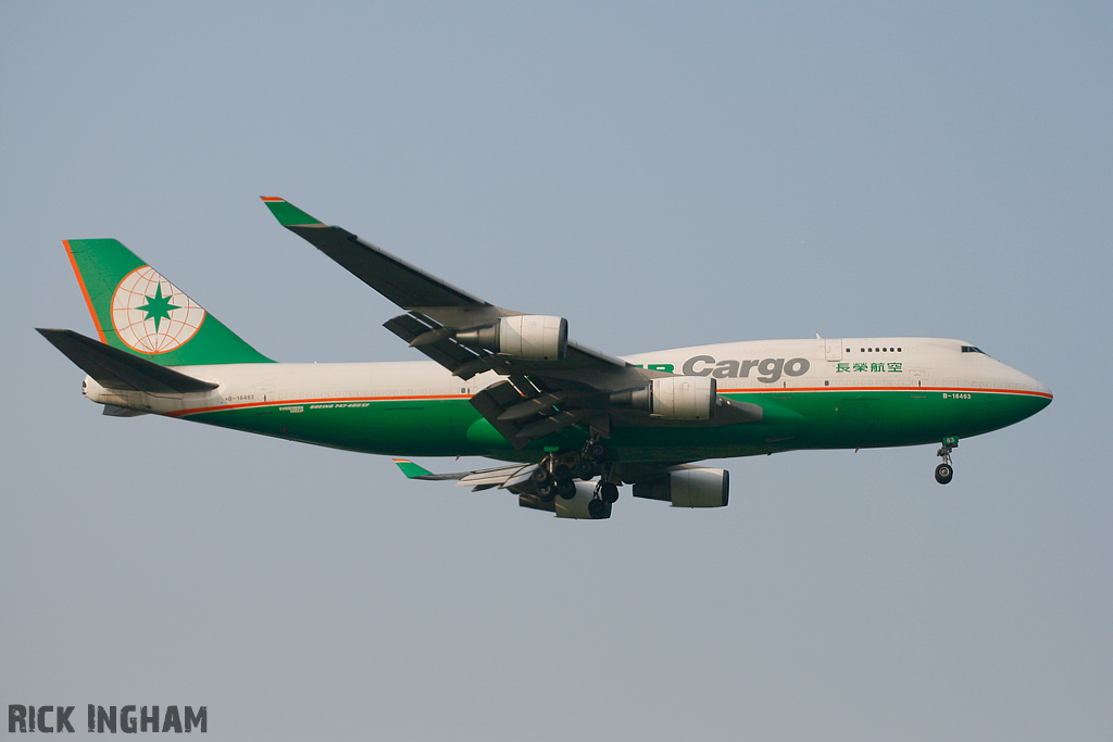 Boeing 747-45EF - B-16483 - EVA Air Cargo