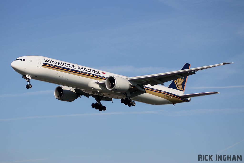 Boeing 777-312ER - 9V-SWB - Singapore Airlines