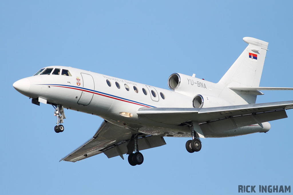 Dassault Falcon 50 - YU-BNA - Serbian Government