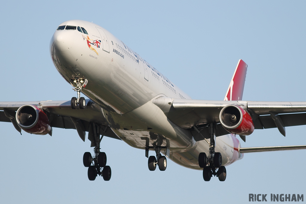 Airbus A340-313 - G-VSUN - Virgin Atlantic